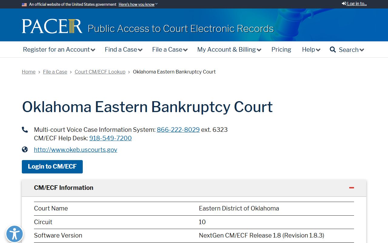 Hughes County federal court records lookup through PACER